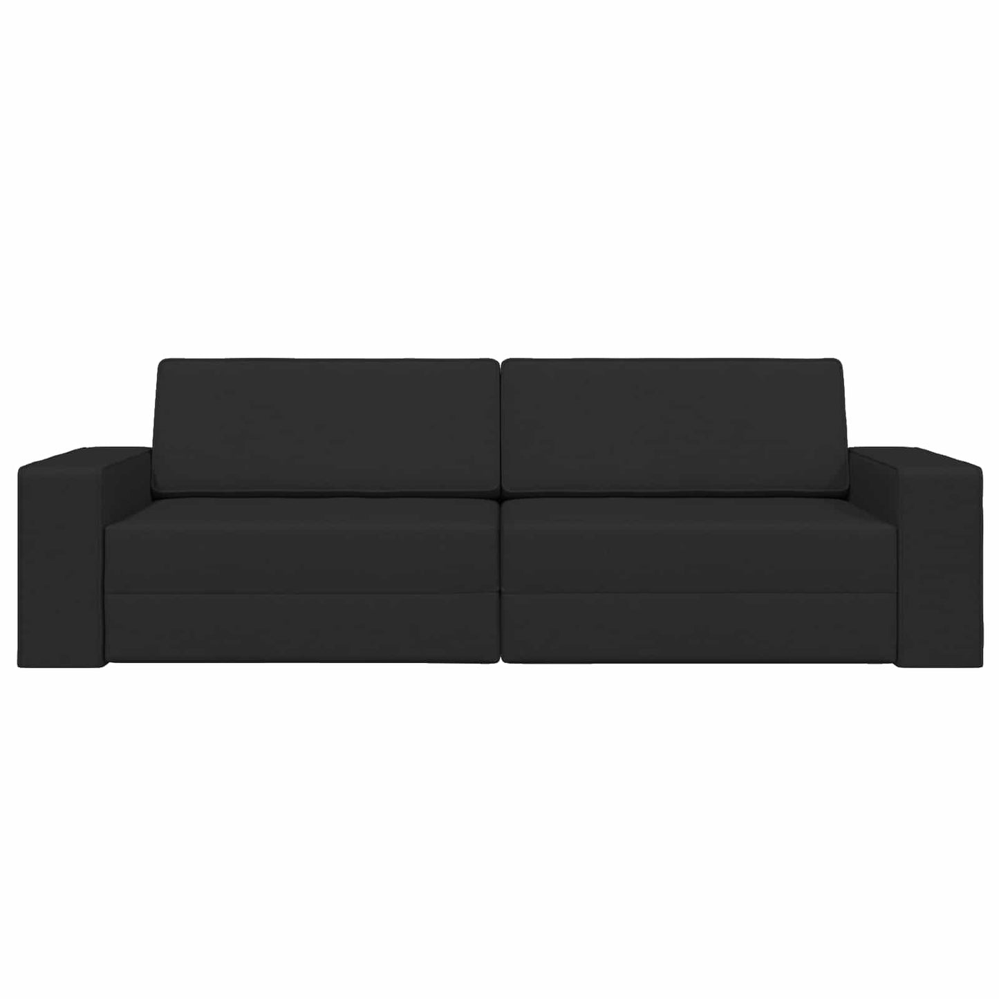 Divano letto Nero 245 x 78 x 77 cm Tessuto | homemem39