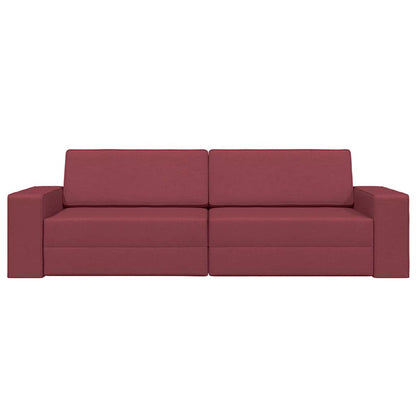 Divano Letto Rosso vino 245 x 78 x 77 cm Tessuto