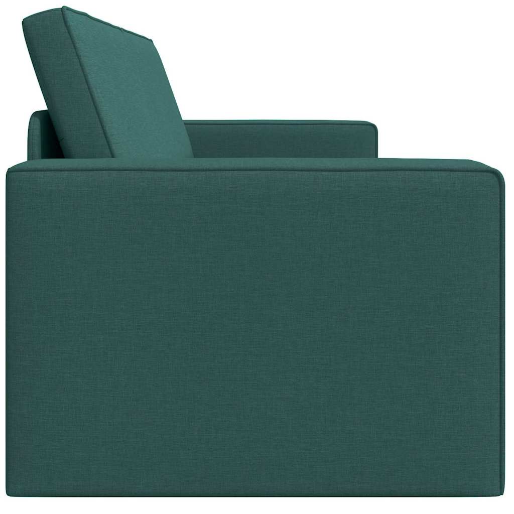 Divano letto Verde Scuro 245 x 78 x 77 cm Tessuto