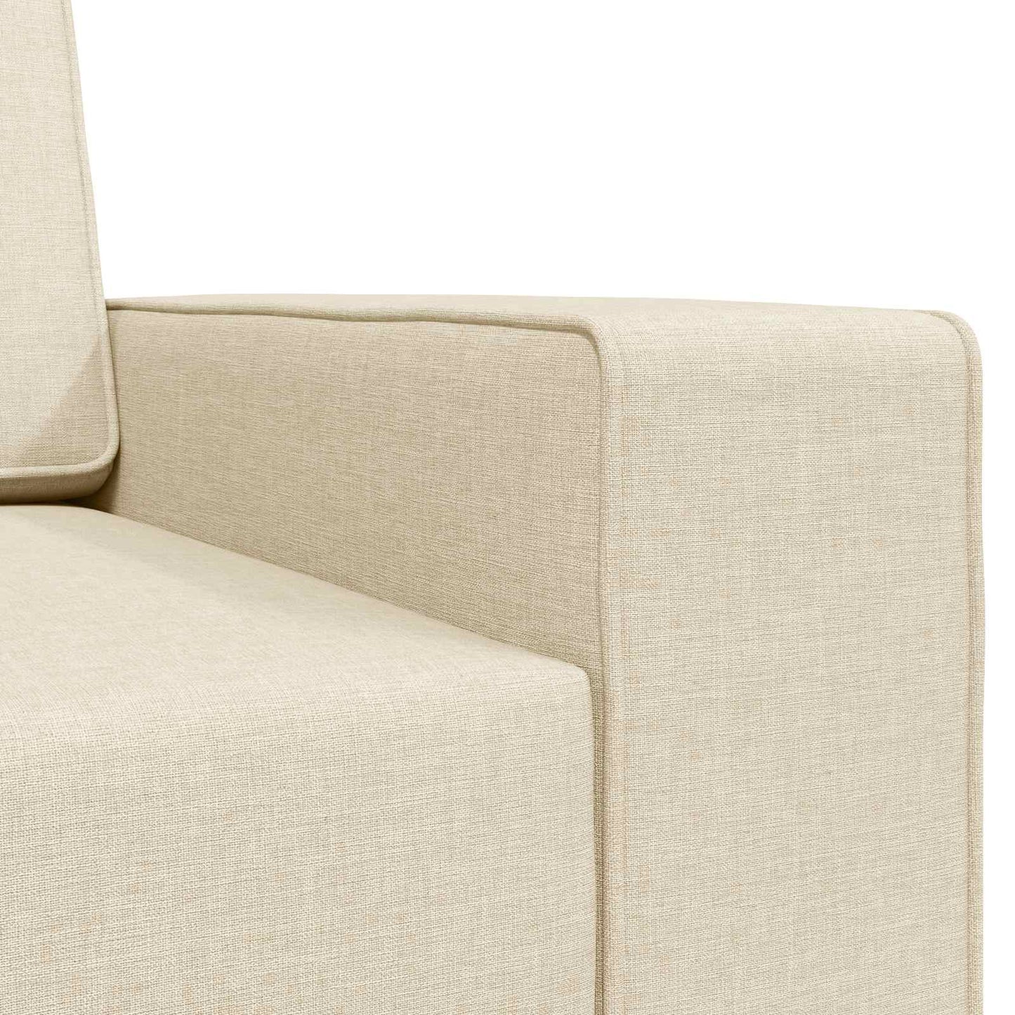 Divano letto Crema 245 x 78 x 77 cm Tessuto | homemem39