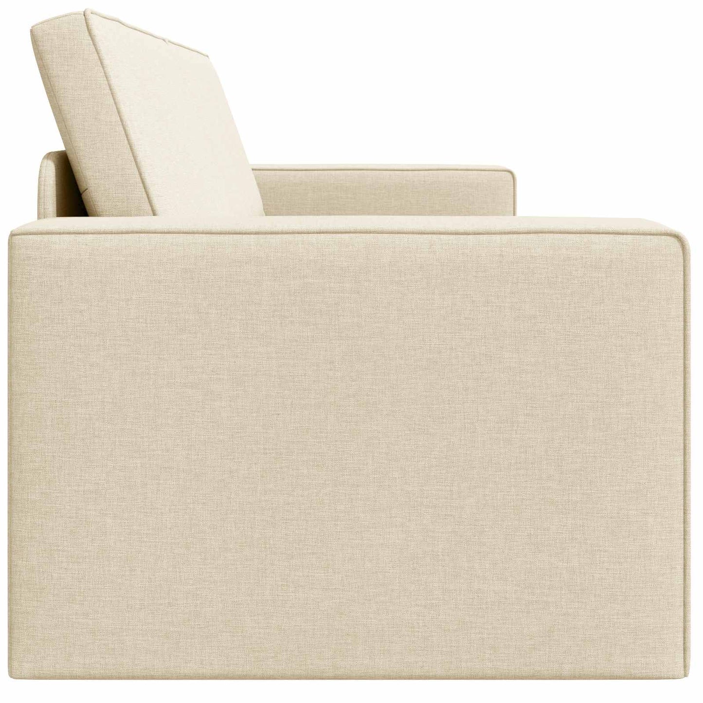 Divano letto Crema 245 x 78 x 77 cm Tessuto | homemem39