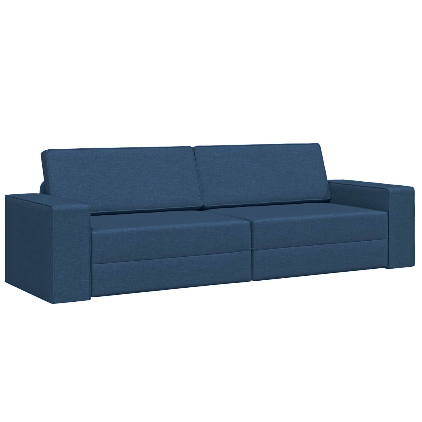 Divano letto Blu navy 245 x 78 x 77 cm Tessuto