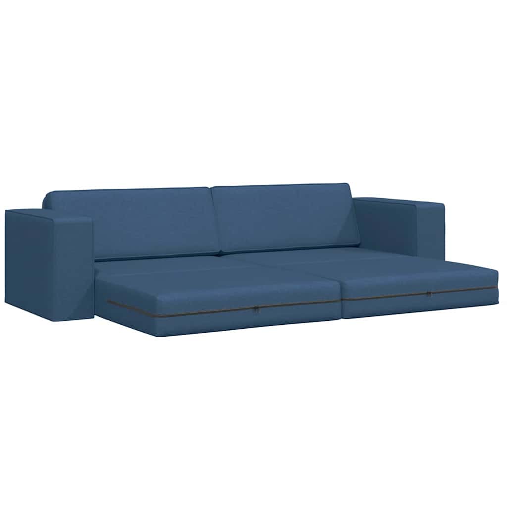 Divano letto 200cm Blu navy Tessuto