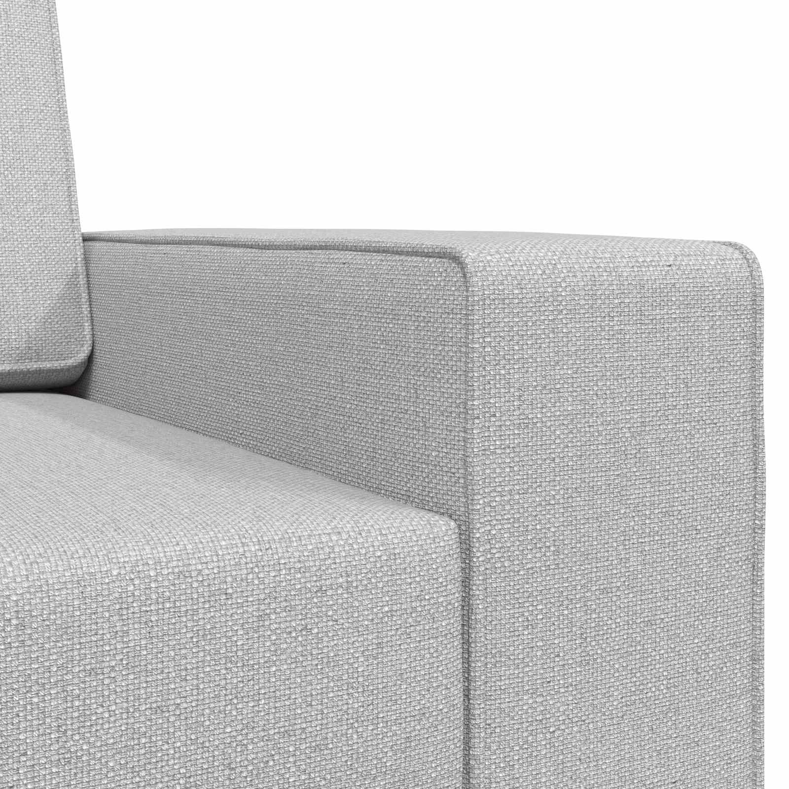 Divano letto 200cm Grigio Nuvola Tessuto - homemem39