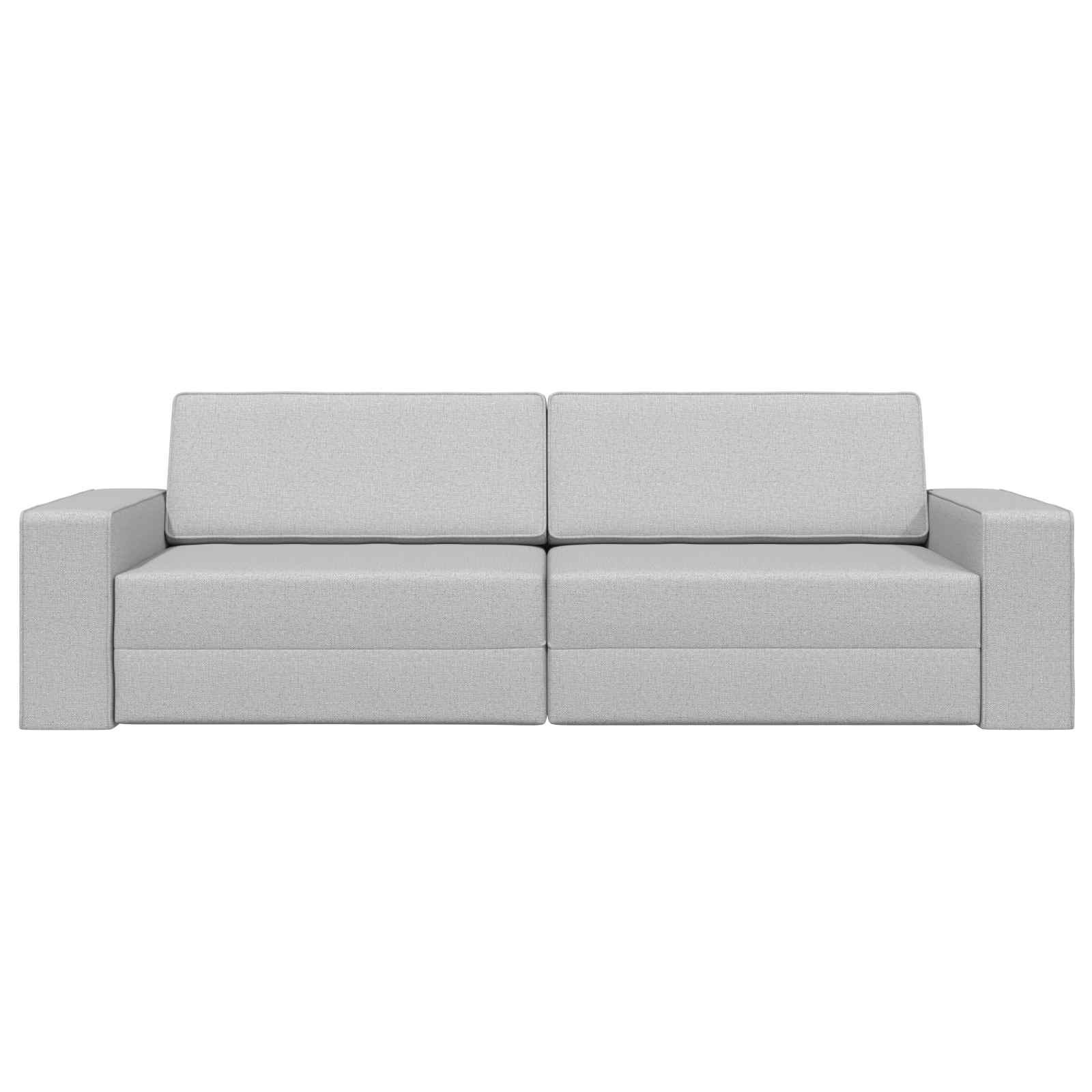 Divano letto 200cm Grigio Nuvola Tessuto - homemem39