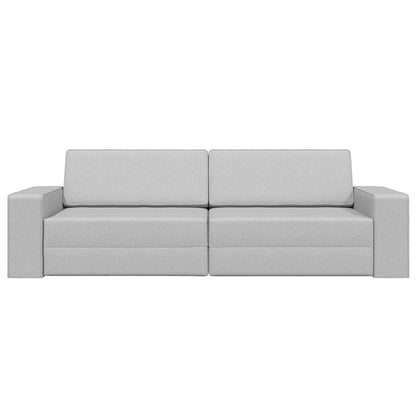 Divano letto 200cm Grigio Nuvola Tessuto - homemem39
