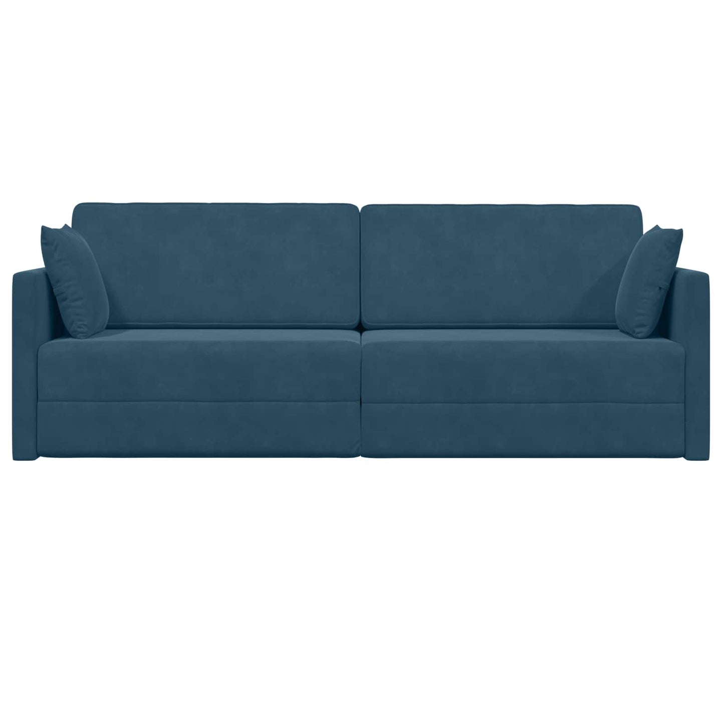Divano-letto da pavimento Blu 213 x 70 x 77 cm Velluto | homemem39