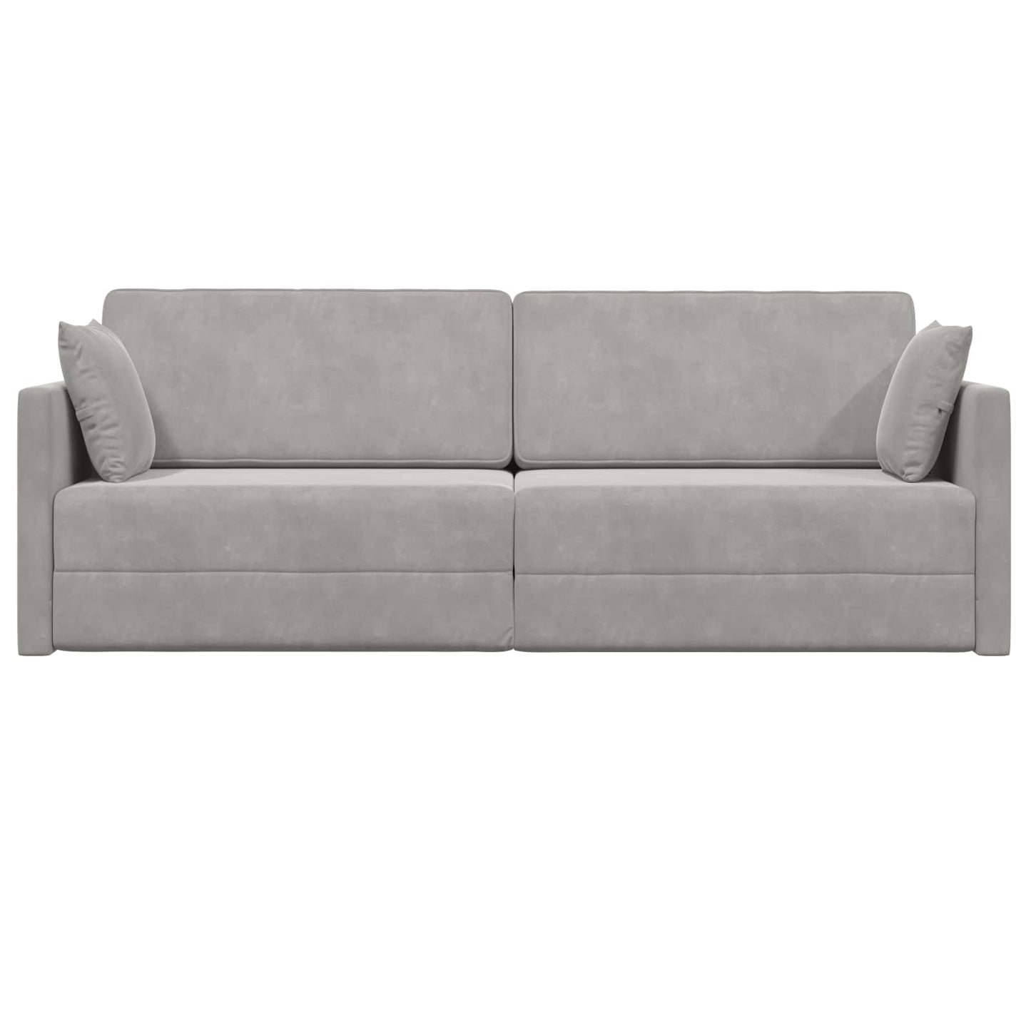 Divano-letto da pavimento Grigio chiaro 213 x 70 x 77 cm | homemem39
