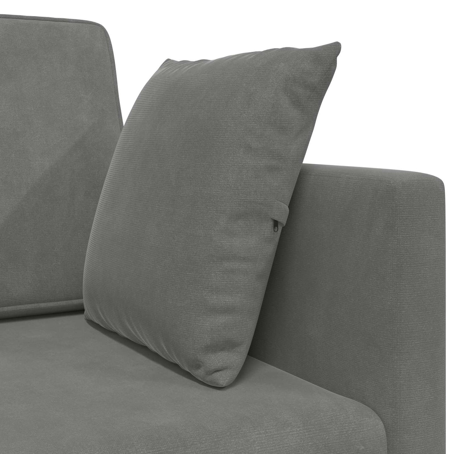 Divano-letto da pavimento Grigio scuro 213 x 70 x 77 cm Velluto