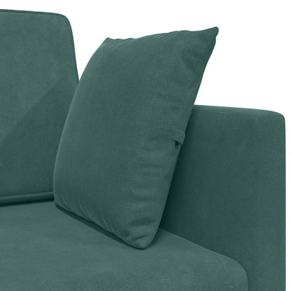 Divano letto Verde scuro 213 x 70 x 77 cm Velluto - homemem39