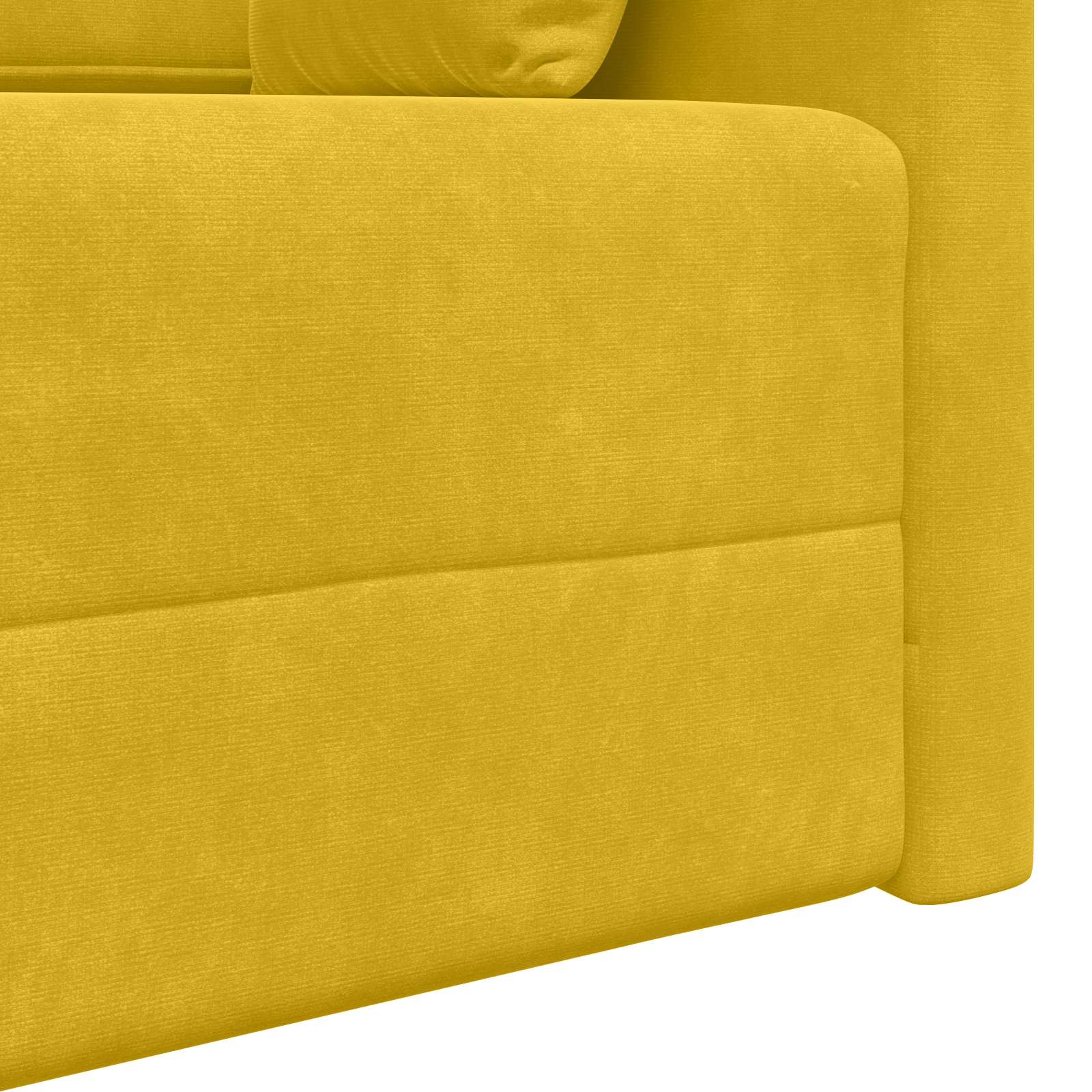 Divano-letto da pavimento Giallo 213 x 70 x 77 cm Velluto | homemem39