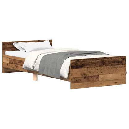 Giroletto senza Materasso Legno Antico 90x200cm in Truciolato | homemem39