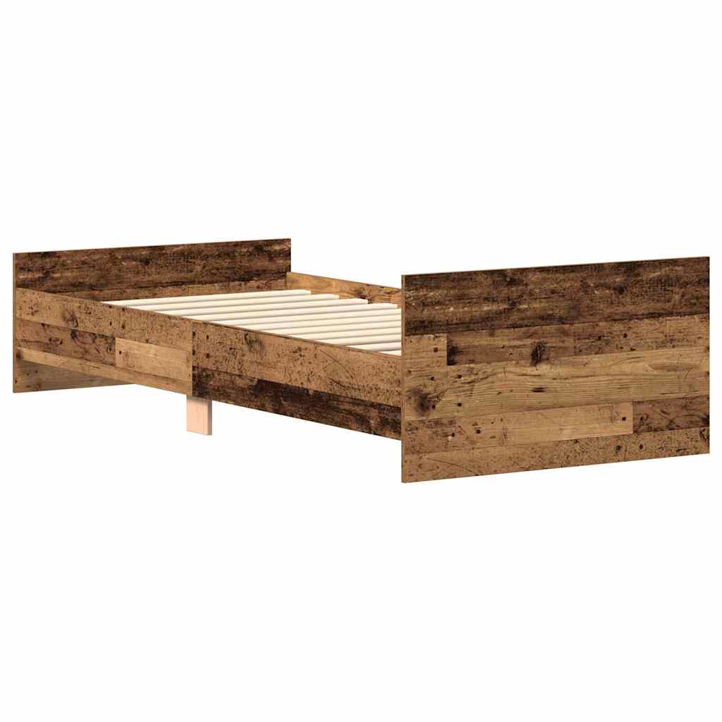 Giroletto senza Materasso Legno Antico 90x200cm in Truciolato | homemem39