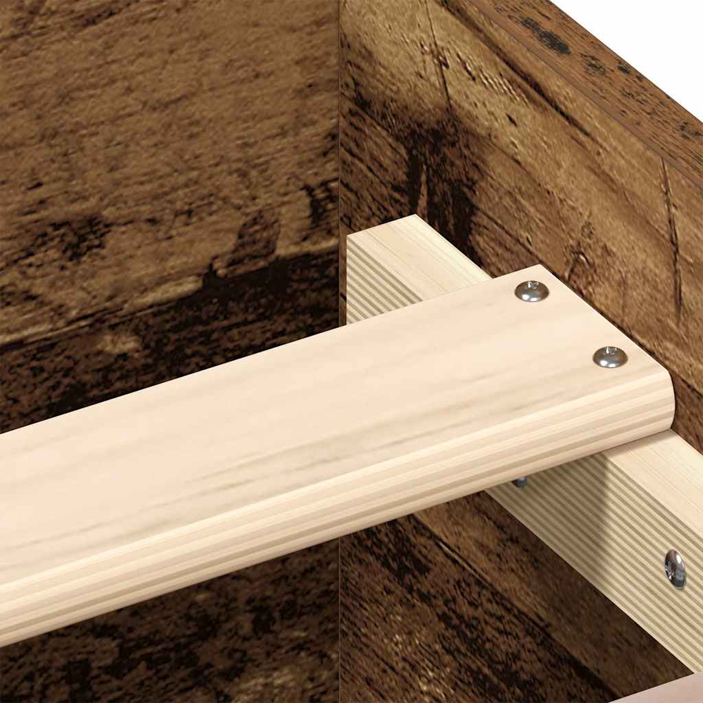 Giroletto senza Materasso Legno Antico 90x200cm in Truciolato | homemem39