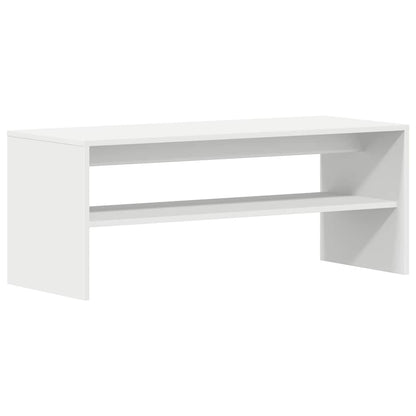 Mobile Porta TV Bianco 100x40x40 cm in Legno Multistrato