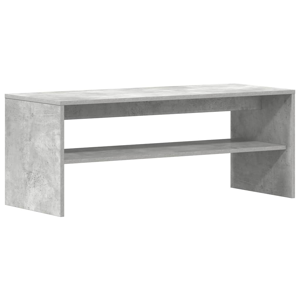 Mobile Porta TV Grigio Cemento 100x40x40cm in Legno Multistrato - homemem39