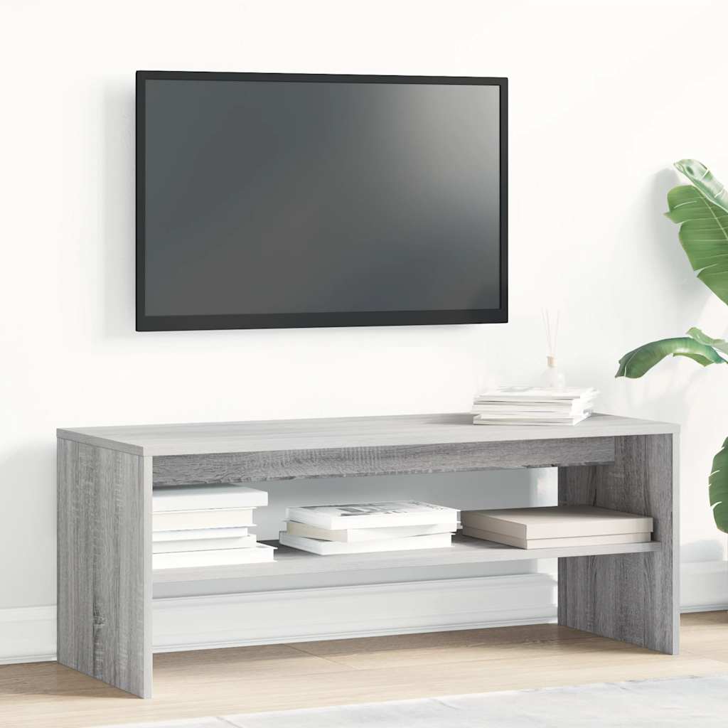 Mobile Porta TV Grigio Sonoma 100x40x40 cm in Legno Multistrato - homemem39