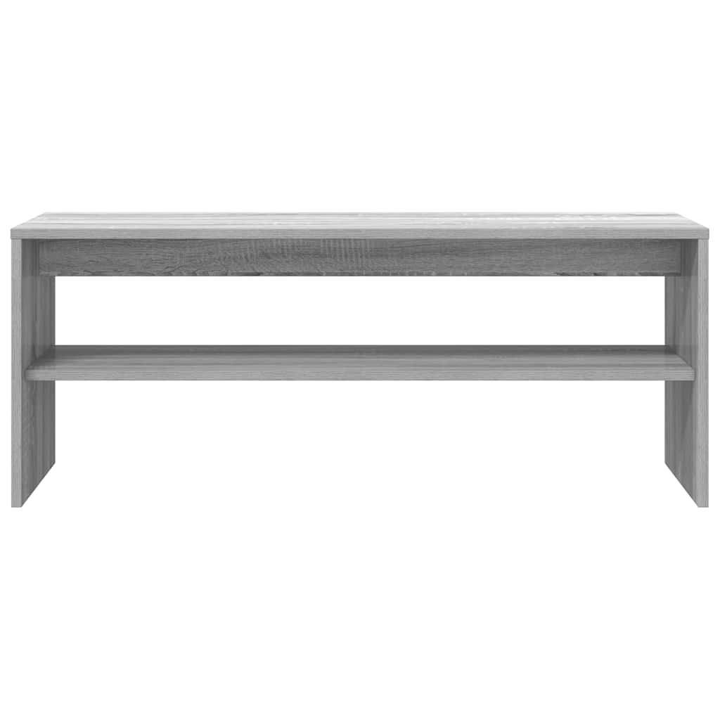 Mobile Porta TV Grigio Sonoma 100x40x40 cm in Legno Multistrato