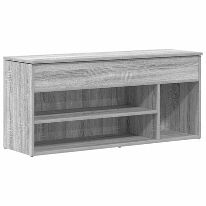 Scarpiera Grigio Sonoma 102x30,5x45 cm in Legno Multistrato - homemem39