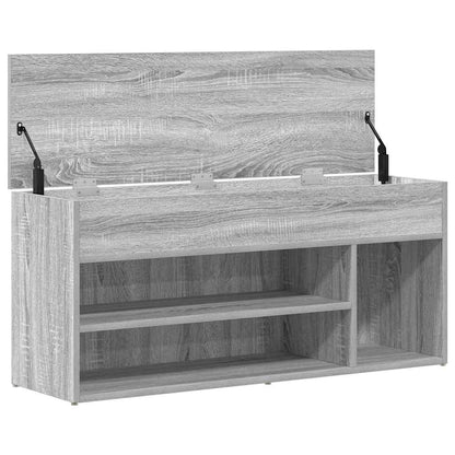 Scarpiera Grigio Sonoma 102x30,5x45 cm in Legno Multistrato - homemem39