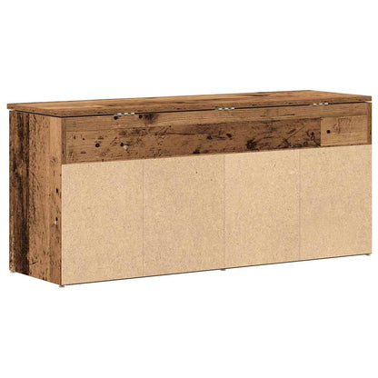 Scarpiera Legno Antico 102x30,5x45 cm in Legno Multistrato