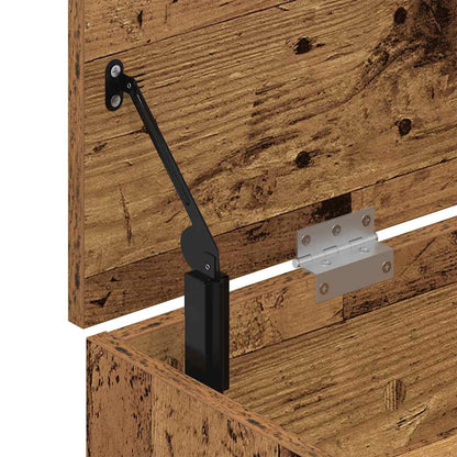 Scarpiera Legno Antico 102x30,5x45 cm in Legno Multistrato