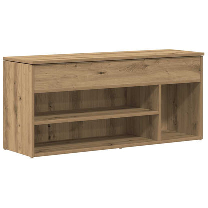 Scarpiera Rovere Artigianale 102x30,5x45 cm Legno Multistrato