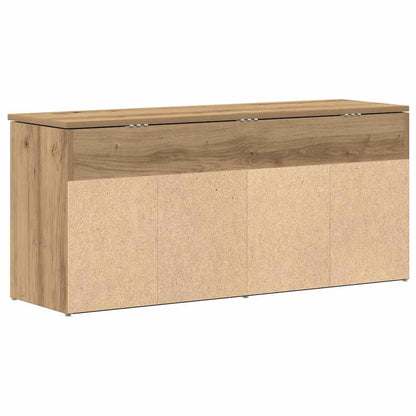 Scarpiera Rovere Artigianale 102x30,5x45 cm Legno Multistrato