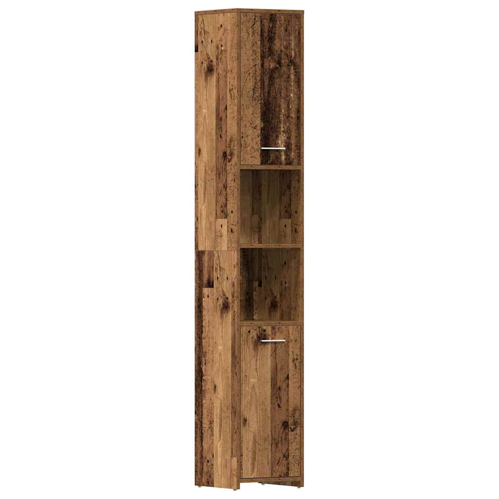 Mobile da Bagno Legno Antico 30x30x183,5 cm in Legno tecnico | homemem39