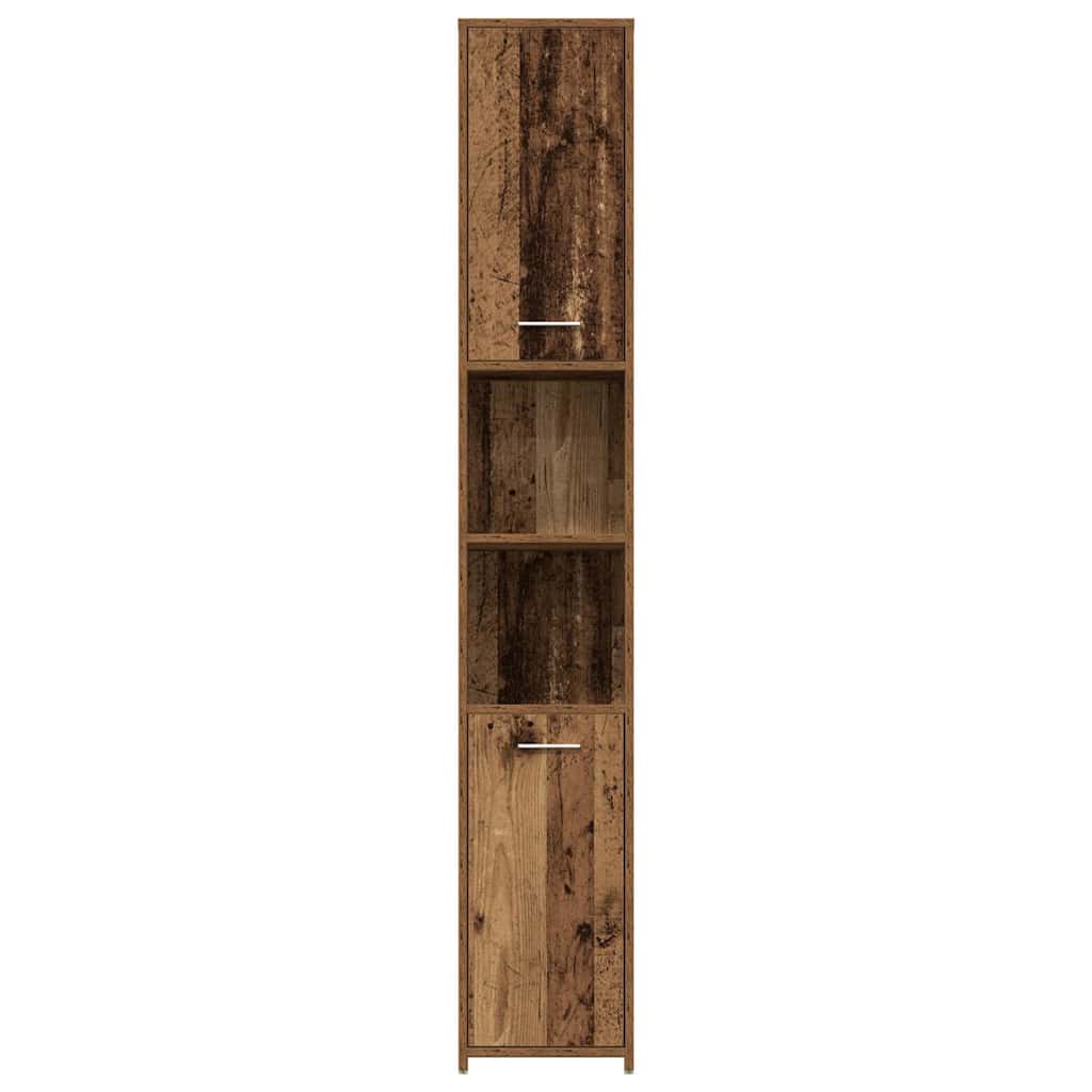 Mobile da Bagno Legno Antico 30x30x183,5 cm in Legno tecnico | homemem39