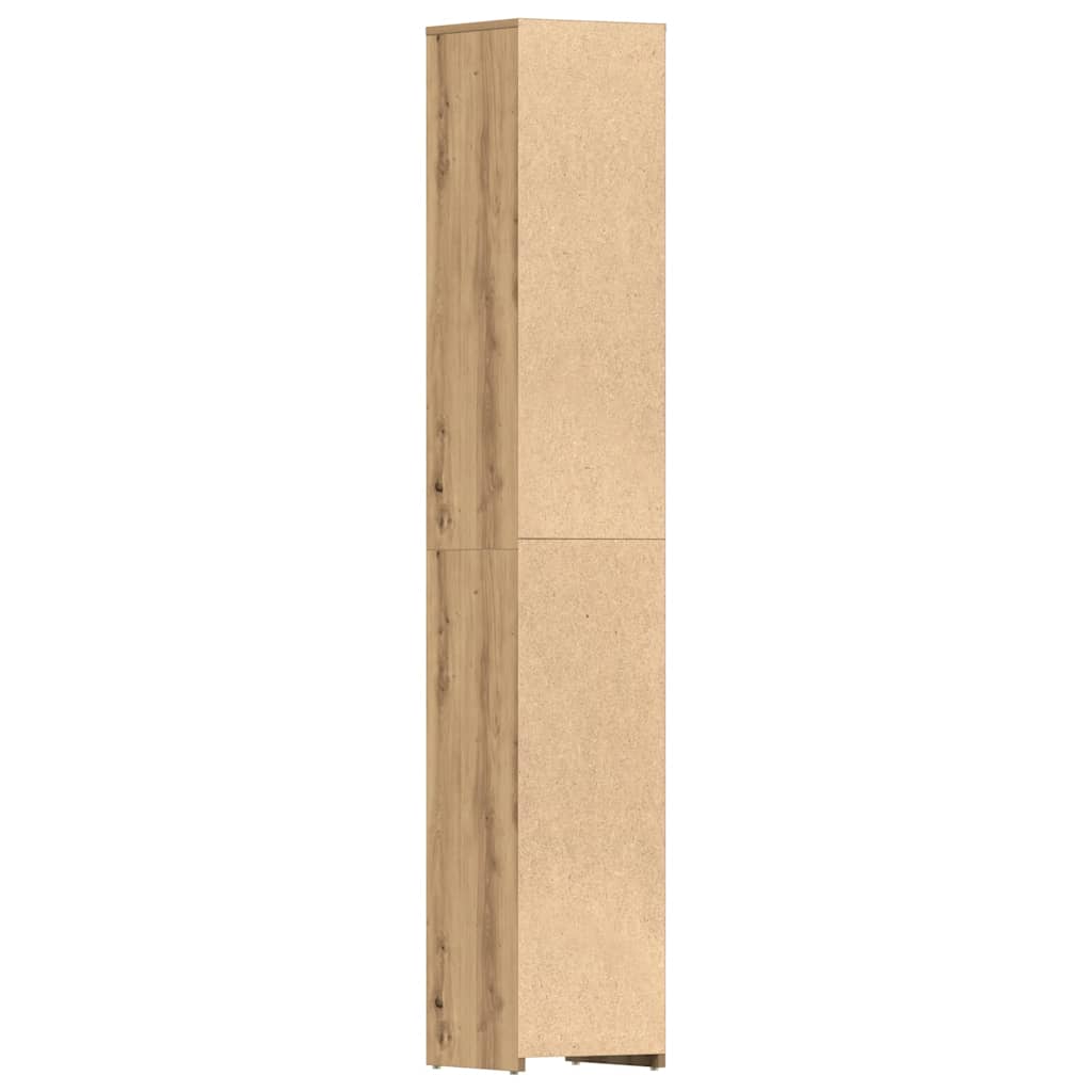 Mobile da Bagno Rovere Artigianale 30x30x183,5 cm in tecnico