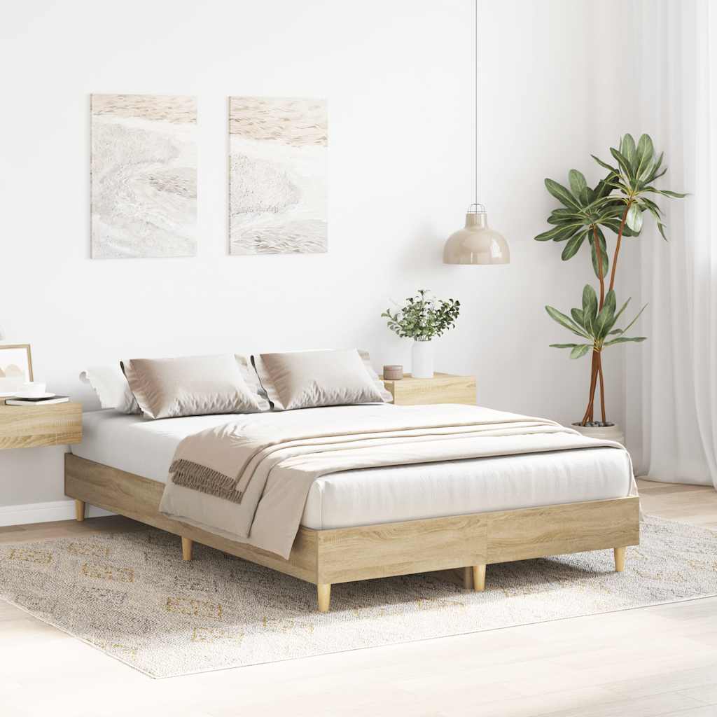 Giroletto senza Materasso Rovere Sonoma 120x200cm in Truciolato | homemem39