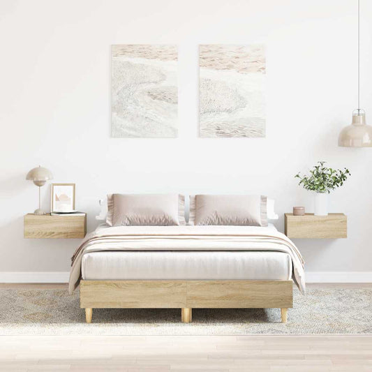Giroletto senza Materasso Rovere Sonoma 120x200cm in Truciolato | homemem39