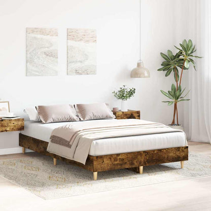 Giroletto senza Materasso Rovere Fumo 120x200 cm in Truciolato | homemem39