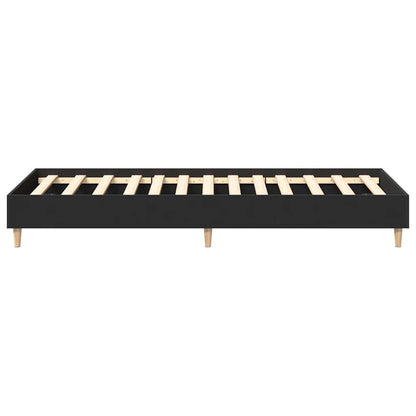Giroletto Nero senza Materasso 100x200 cm in Legno Multistrato | homemem39