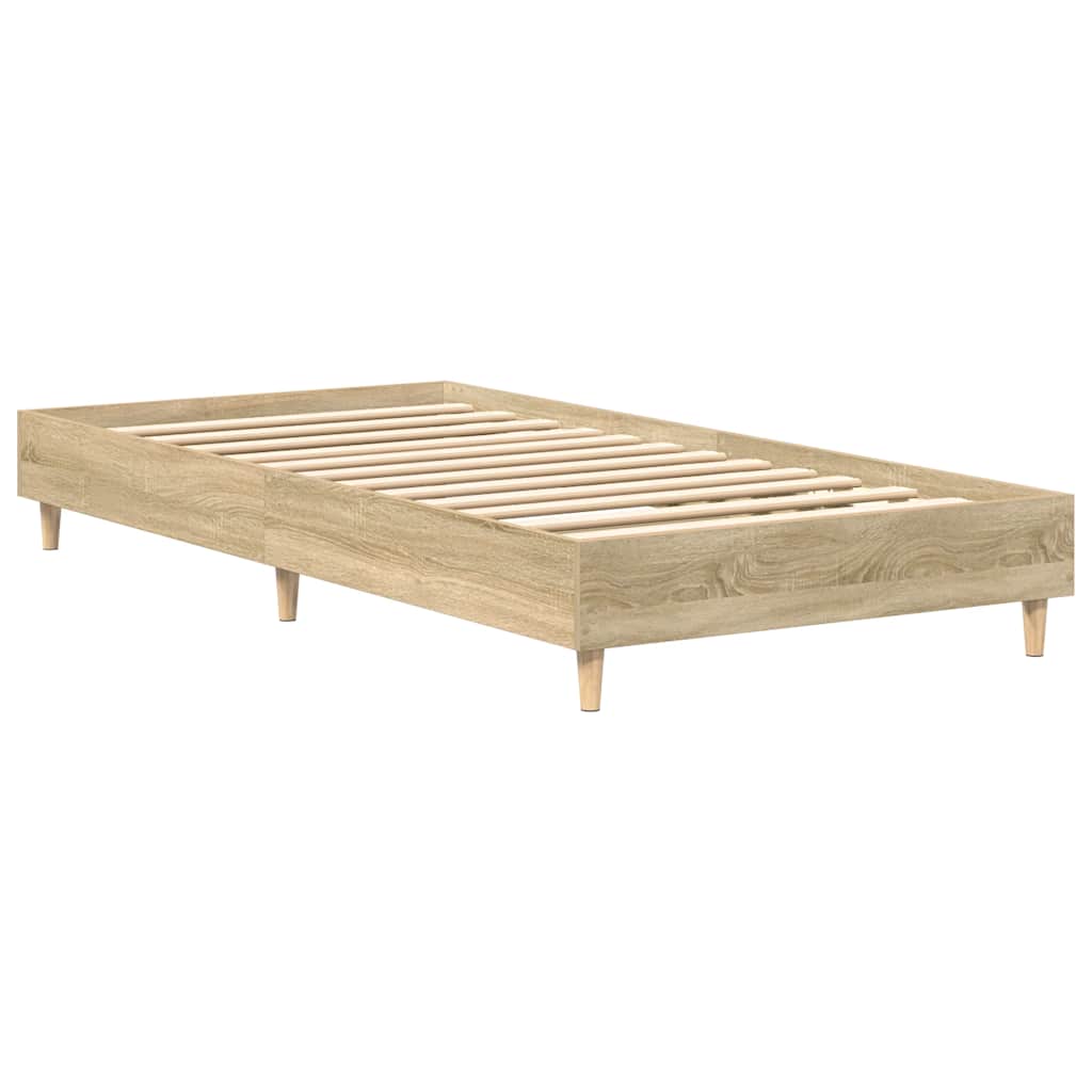 Giroletto senza Materasso Rovere Sonoma 100x200cm in Truciolato | homemem39