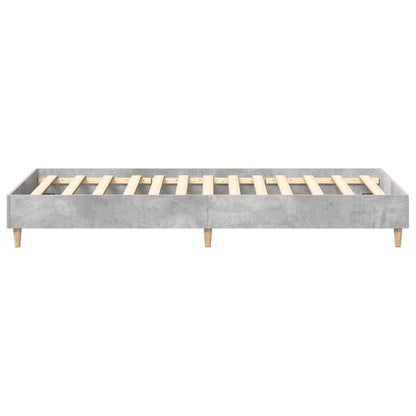 Giroletto senza Materasso Grigio Cemento 100x200 cm Truciolato | homemem39