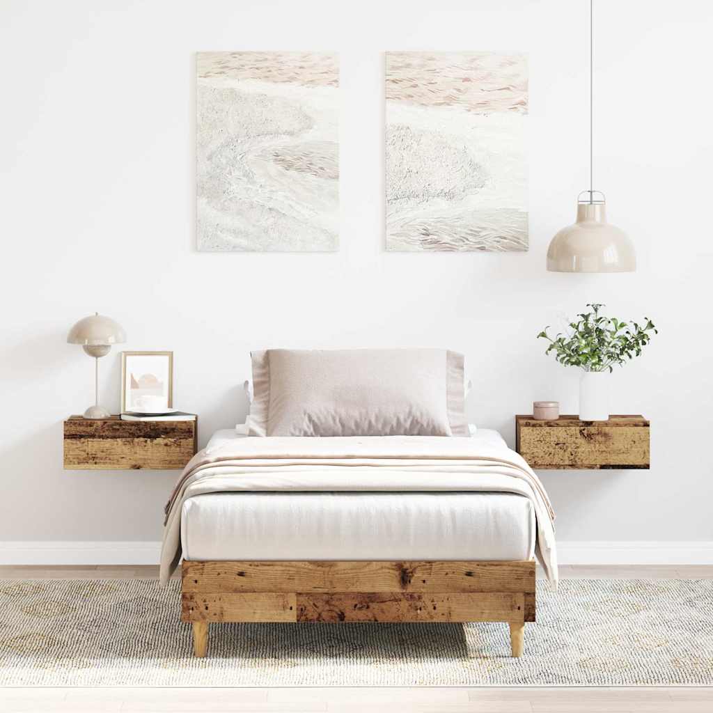 Giroletto senza Materasso Legno Antico 100x200 cm in Truciolato | homemem39