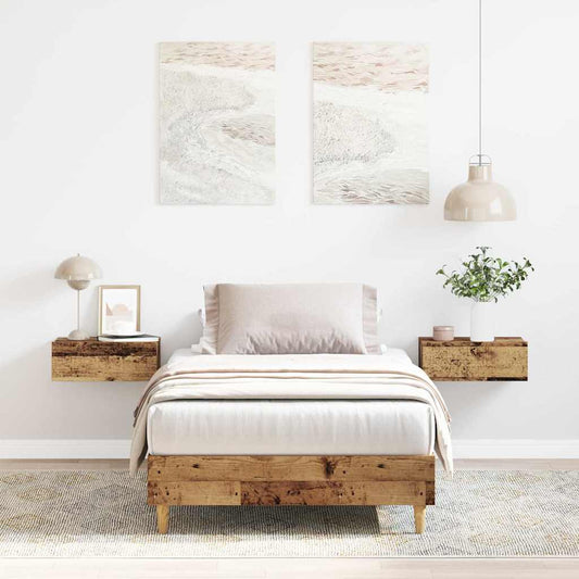 Giroletto senza Materasso Legno Antico 100x200 cm in Truciolato | homemem39