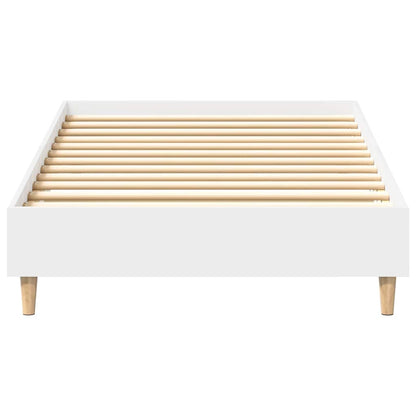 Giroletto senza Materasso Bianco 90x200 cm in Legno Multistrato