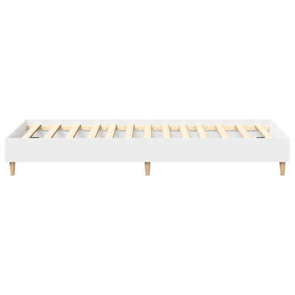Giroletto senza Materasso Bianco 90x200 cm in Legno Multistrato