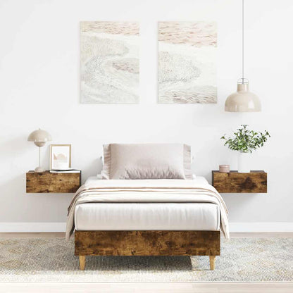 Giroletto senza Materasso Rovere Fumo 90x200 cm in Truciolato | homemem39