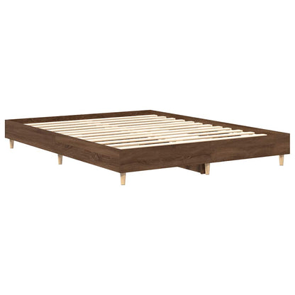 Giroletto senza Materasso Rovere Marrone 90x200cm in Truciolato | homemem39