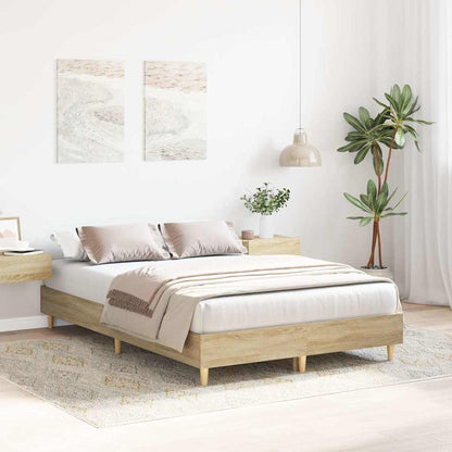 Giroletto senza Materasso Rovere Sonoma 140x190cm in Truciolato | homemem39
