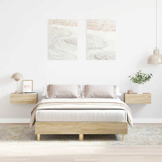 Giroletto senza Materasso Rovere Sonoma 140x190cm in Truciolato | homemem39