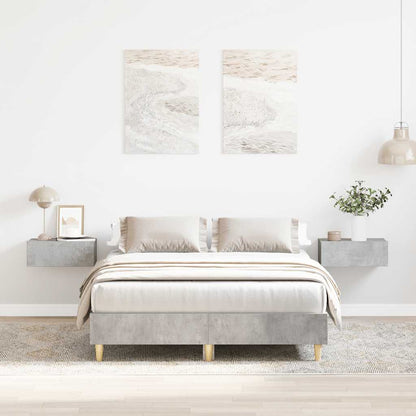 Giroletto senza Materasso Grigio Cemento 140x190 cm Truciolato | homemem39