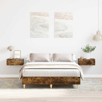 Giroletto senza Materasso Rovere Fumo 140x190 cm in Truciolato | homemem39