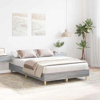 Giroletto senza Materasso Grigio Sonoma 140x190cm in Truciolato | homemem39