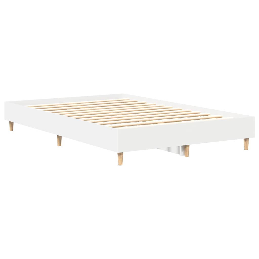 Giroletto senza Materasso Bianco 135x190cm in Legno Multistrato