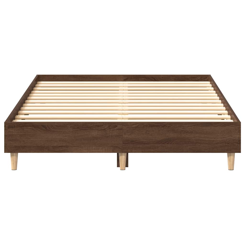 Giroletto senza Materasso Rovere Marrone 135x190 cm Truciolato | homemem39